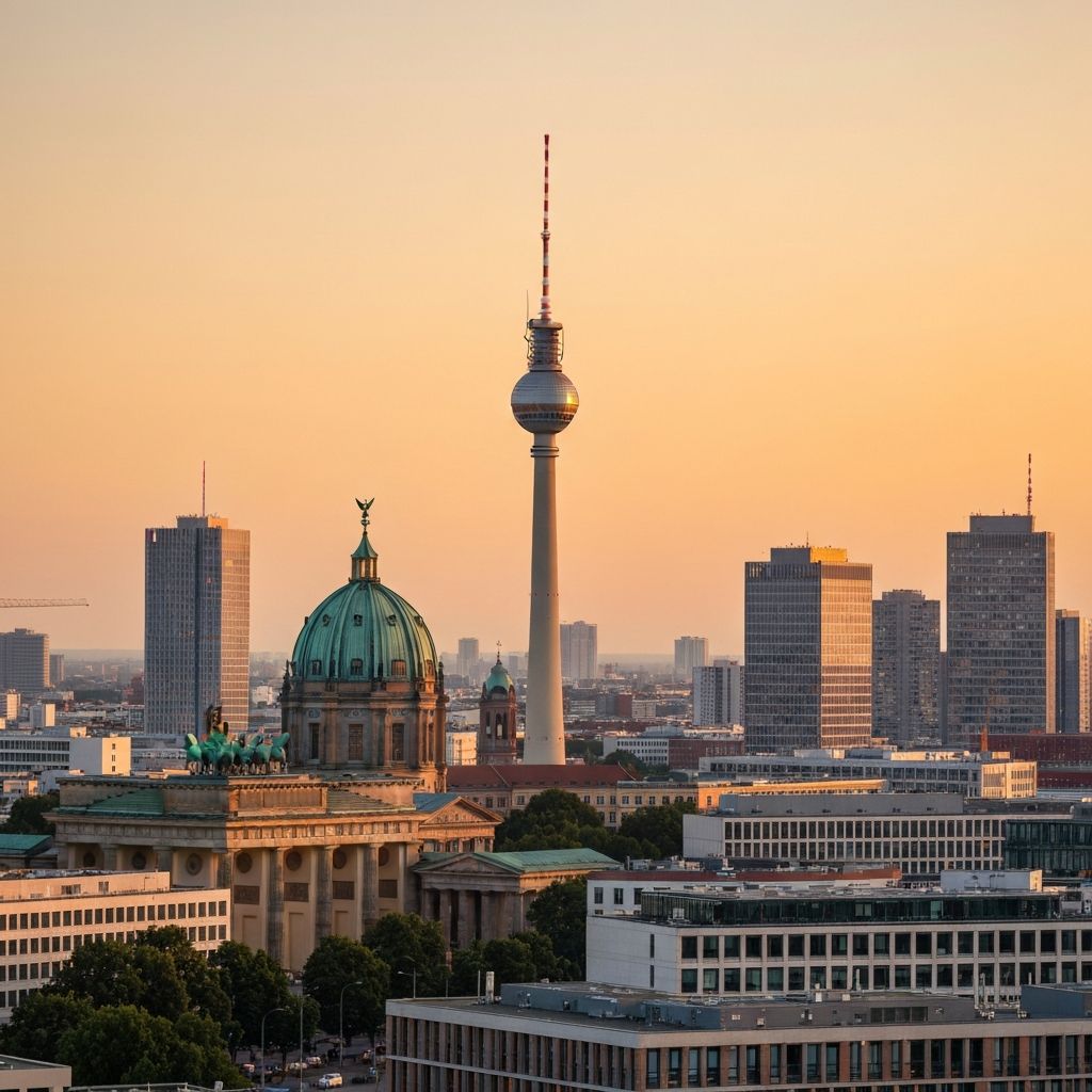 Berlin Skyline mit Fernsehturm